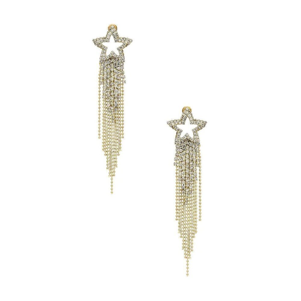 Amber Sceats x Revolve Shooting Star Earrings Gold Women's Size OS